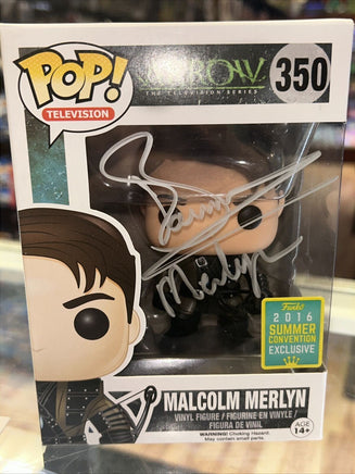 Malcom Merlyn Signed By John Barrowman (Funko, Arrow) *JSA Authenticated* - Bitz & Buttons