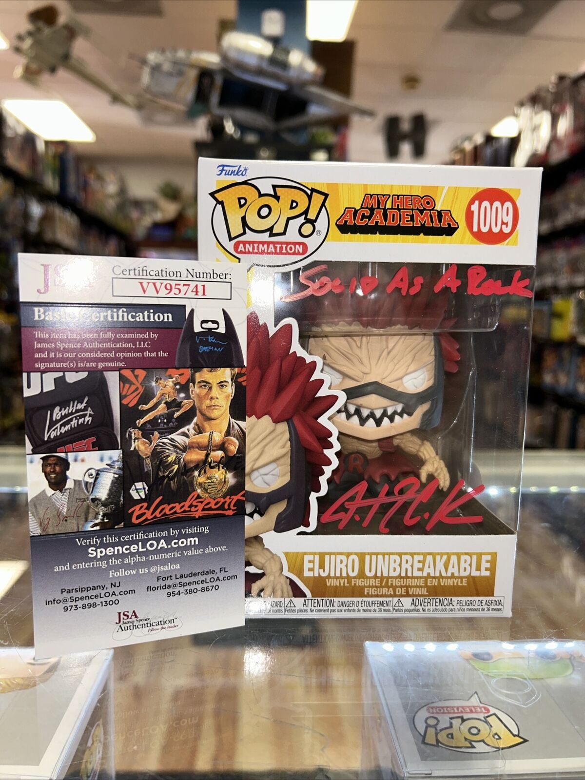 Eijiro unbreakable Funko signed buy