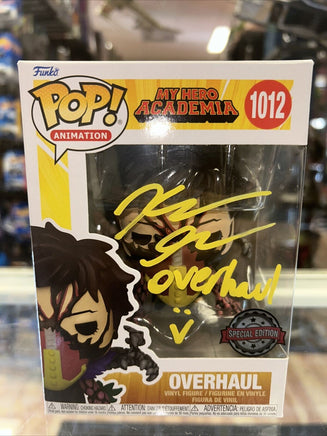 Overhaul  Signed by Kellen Goff (Funko, My Hero Academia ) *JSA Authenticated* - Bitz & Buttons