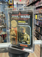Vintage Luke Skywalker Battle Poncho (Star Wars Kenner, POTF) AFA Graded 80 Y - Bitz & Buttons