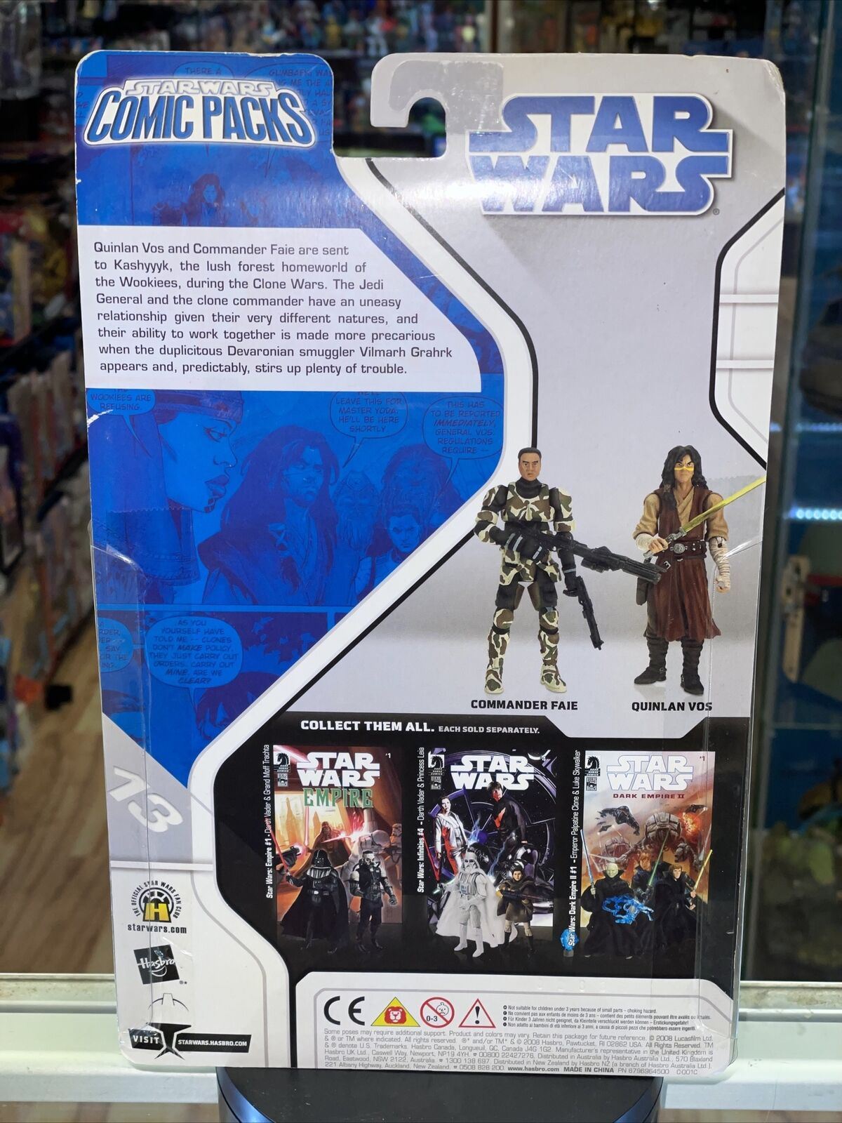 Commander Faie & Quinlan Vos Comic Pack (Star Wars, Hasbro)| Bitz