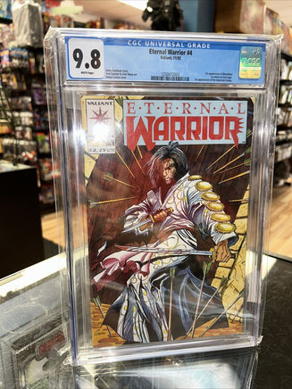 Eternal Warrior #4 (CGC 9.8, Valiant Comics) 1st Appearance Bloodshot Cameo - Bitz & Buttons