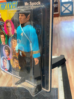 Spock  (Star Trek Original Series, Vintage Mego 1974) **Unpunched Grade-able**
