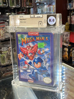 Mega Man 5 (NES Nintendo, Sealed) **WATA Graded 8.0**