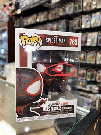 Miles Morales signed by Shameik Moore (Funko, Marvel) *JSA Authenticated* - Bitz & Buttons