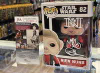 Nien Numb signed by Mike Quinn (Funko, Star Wars) *JSA Authenticated*