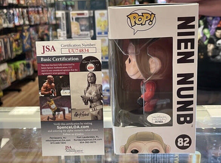 Nien Numb signed by Mike Quinn (Funko, Star Wars) *JSA Authenticated* - Bitz & Buttons