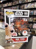 REE YEES signed by Mike Quinn (Funko, Star Wars) *JSA Authenticated*