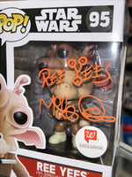 REE YEES signed by Mike Quinn (Funko, Star Wars) *JSA Authenticated*