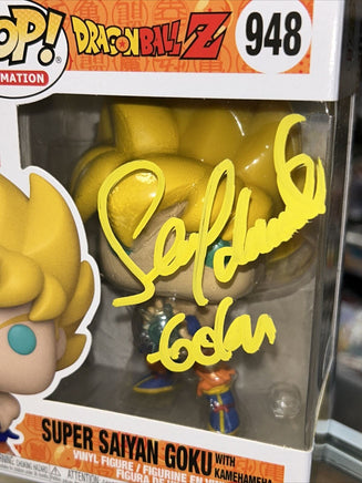 Super Saiyan Goku Signed by Sean Schemmel (Funko, DragonballZ)  *JSA* - Bitz & Buttons