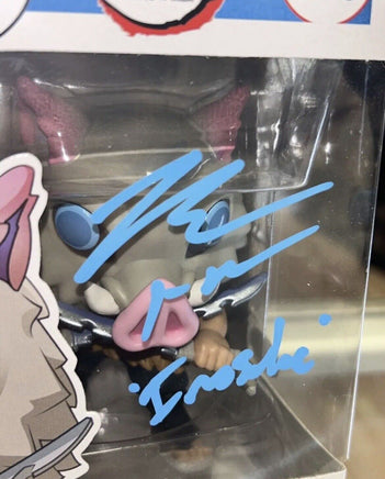 Inosuke signed by Bryce papenbrook  (Funko, Demonslayer) *JSA Authenticated* - Bitz & Buttons