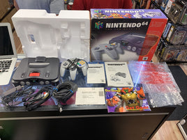 Nintendo N64 System Complete In Box (Tested, Clean)