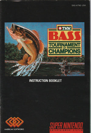 Bass Tournament of Champions (SNES, Manual Only) - Bitz & Buttons