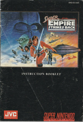 Super Star Wars: Empire Strikes Back (SNES, Manual Only)