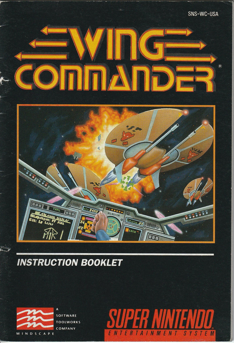 Wing Commander (Manual Only, SNES)| Bitz & Buttons
