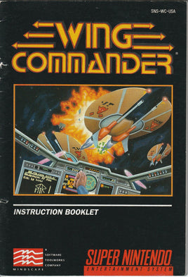 Wing Commander  (Manual Only, SNES)