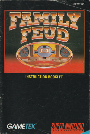 Family Feud (Manual Only, SNES) - Bitz & Buttons