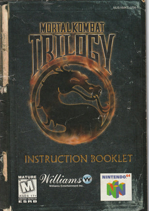 Mortal Kombat Trilogy (N64, Manual Only) - Bitz & Buttons