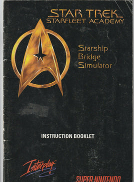 Star Trek: Starfleet Academy (Manual Only, SNES)