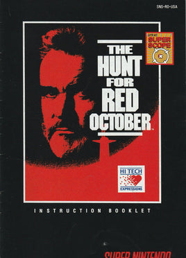 The Hunt for Red October (Manual Only, SNES)