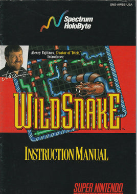 Wild Snake (Manual Only, SNES)