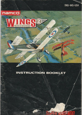 Wings 2: Aces High (Manual Only, SNES)