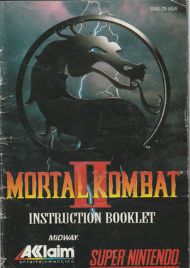 Mortal Kombat 2 (SNES, Manual Only)