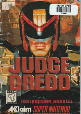 Judge Dredd (Manual Only, SNES)