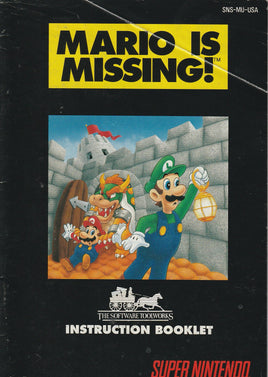 Mario is Missing (SNES, Manual Only)