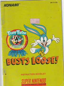 Tiny toon Adventures: Buster Busts Loose! (SNES, Manual Only)