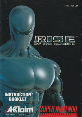 Rise of the Robots (Nintendo, SNES) Manual Only