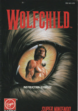 Wolfchild (Nintendo, SNES) Manual Only