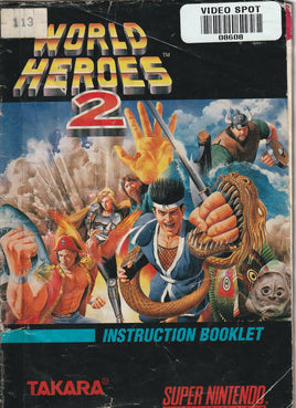 World Heroes 2 (SNES, Manual Only)
