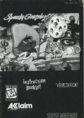 Speedy Gonzales (Nintendo, SNES) Manual Only