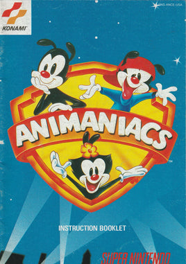 Animaniacs (Nintendo, SNES)Manual Only