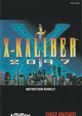 X-Kaliber 2097 (Nintendo, SNES) Manual Only
