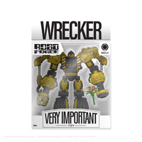 Wrecker 7" Action Figure (Robo Force, Nacelle Very Important Toy) - Bitz & Buttons