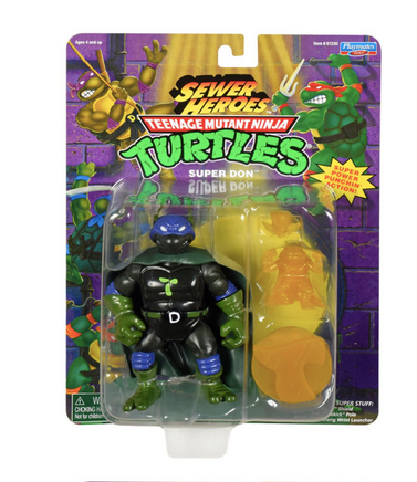Sewer Heroes Super Don Reissue (TMNT, Playmates) - Bitz & Buttons