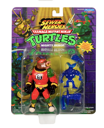 Sewer Heroes Mighty Bebop Reissue (TMNT, Playmates) - Bitz & Buttons