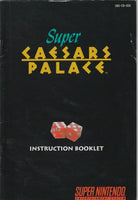 Caesars Palace (SNES, Manual Only)