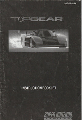 Top Gear (SNES, Manual Only)