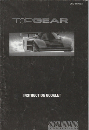 top gear snes Top Gear (SNES, Manual Only)| Bitz & Buttons
