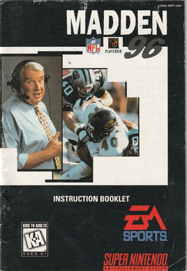 Madden 96 (SNES, Manual Only)