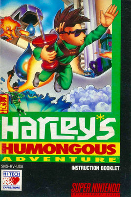 Harley's Humongous Adventure (Manual Only, SNES)