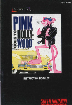 Pink goes to Hollywood (Manual Only, SNES) - Bitz & Buttons