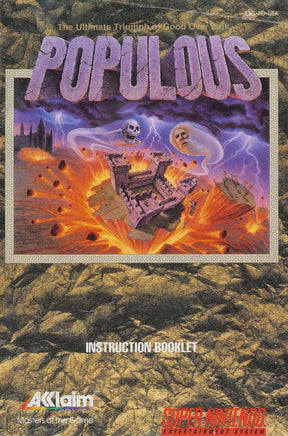 Populous (Manual Only, SNES) - Bitz & Buttons