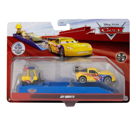 Jeff Corvette with Pitty Launcher (Pixar Cars, Mattel) - Bitz & Buttons