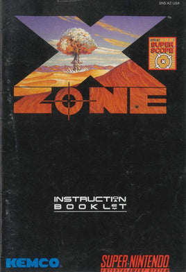 X-Zone (Manual Only, SNES)