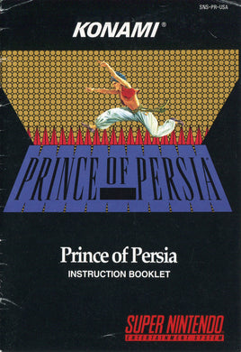 Prince of Persia (Manual Only, SNES)