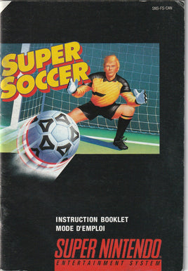 Super Soccer (SNES, Manual Only)